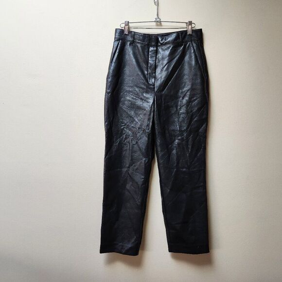 Aritzia Babaton black faux leather pants / 6 - Picture 2 of 7